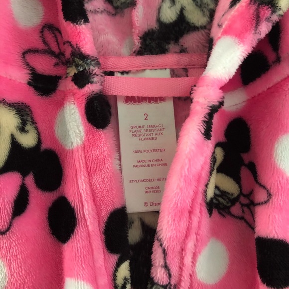 🚫SOLD🚫2t Minnie Mouse Robe - Picture 2 of 4